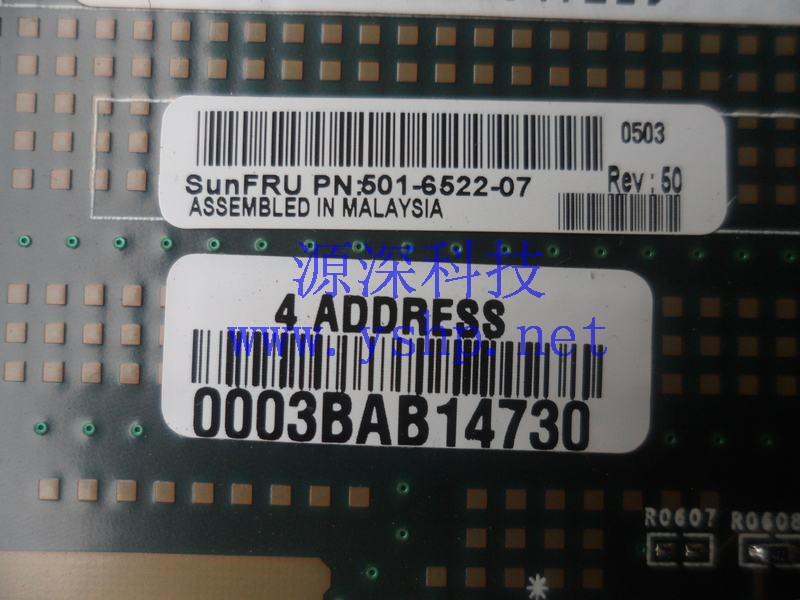 上海源深科技 上海 SUN 原装 PCI-X 4口千兆网卡 X4445A 501-6738 501-6522  高清图片