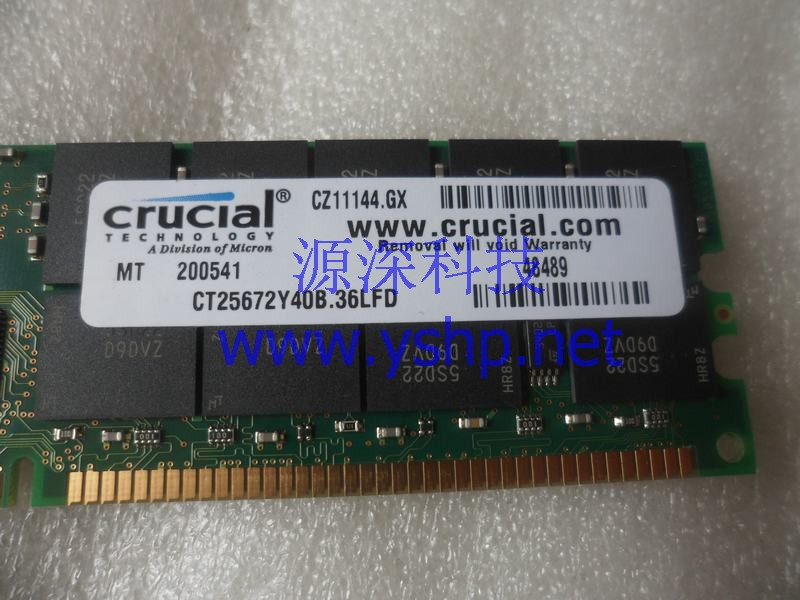 上海源深科技 上海 SUN 原装 JAVA W2100Z 2GB Crucial DDR 400 ECC REG 内存 高清图片