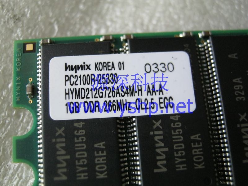 上海源深科技 上海 IBM 原装 1GB PC2100R 内存 09N4308 33L5039 38L4031 高清图片