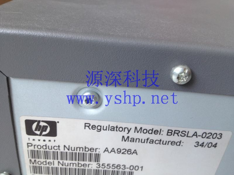 上海源深科技 上海 HP BRSLA-0203 Storageworks 1/8 SDLT 320 AA926A 自动加载机 磁带库 355563-001 高清图片