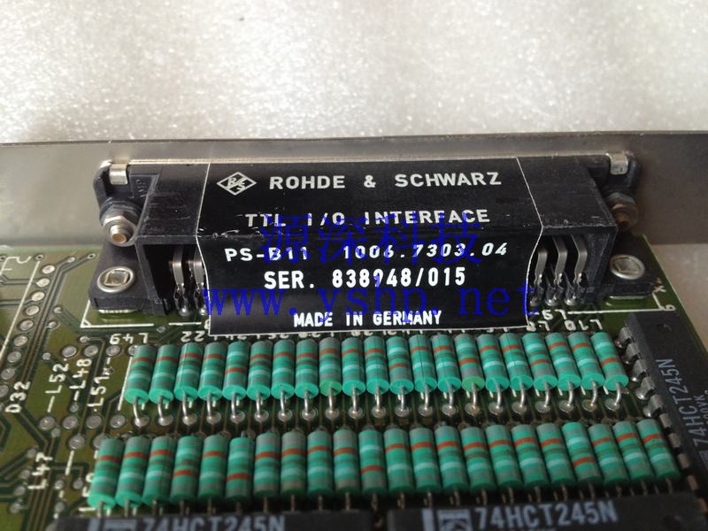 上海源深科技 上海 ROHDE SCHWARZ TTL IO INTERFACE PS-B11 1006.7303.04 高清图片