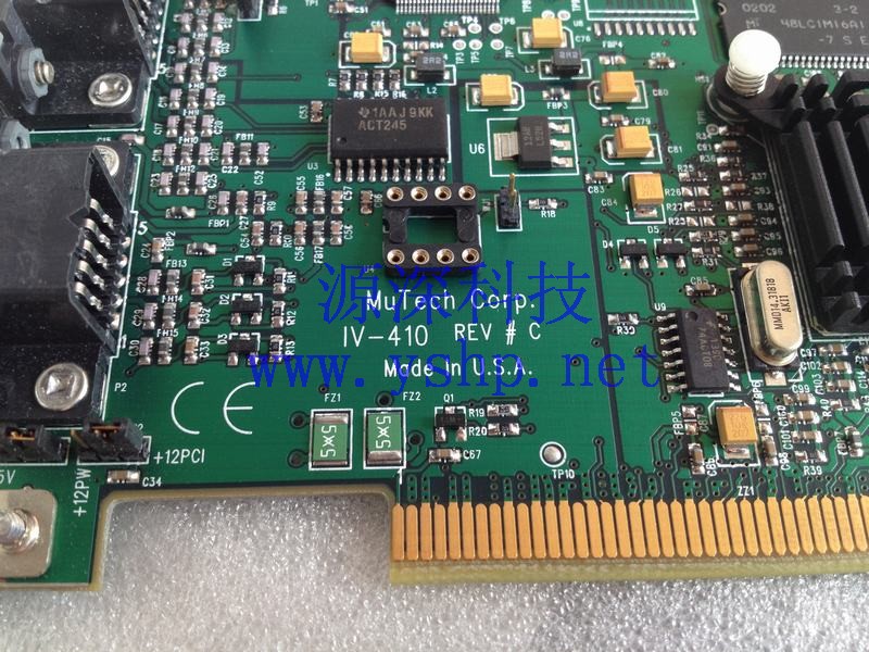 上海源深科技 上海 MuTech IV-410 REV C1 IV410-16MB PCI OGP专用显卡 高清图片