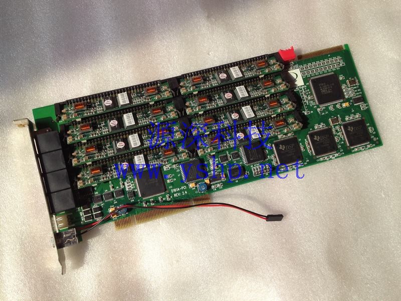 上海源深科技 上海 东进 D161A-PCI REV 2.4 D160A DONJIN-D161AR 满配M-2T外线模块 高清图片