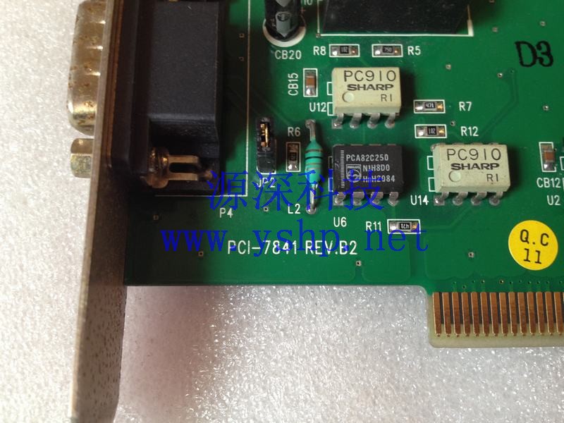 上海源深科技 上海 PCI-7841 REV.B2 双口PCI接口串口卡 高清图片