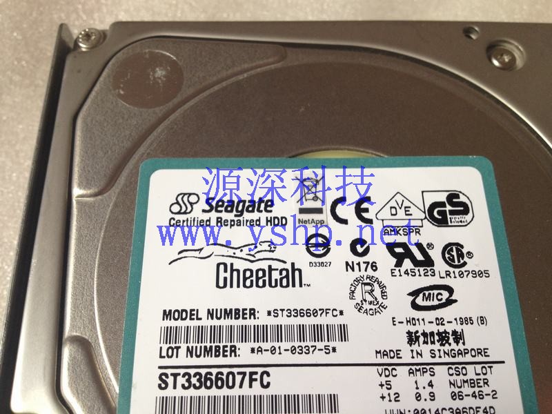 上海源深科技 上海 NetApp DS14 FC光纤硬盘 36G ST336607FC 108-00055 SP-270A 36F 高清图片