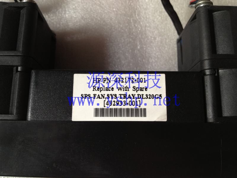 上海源深科技 上海 HP ProLiant DL320G5服务器风扇 HP DL320 G5 风扇组件 带架子风扇 432172-001 432933-001 高清图片