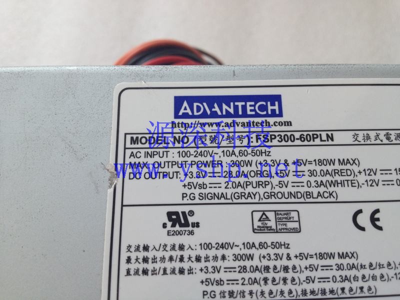 上海源深科技 上海 ADVANTECH研华工控机电源 FSP300-60PLN 300W 高清图片