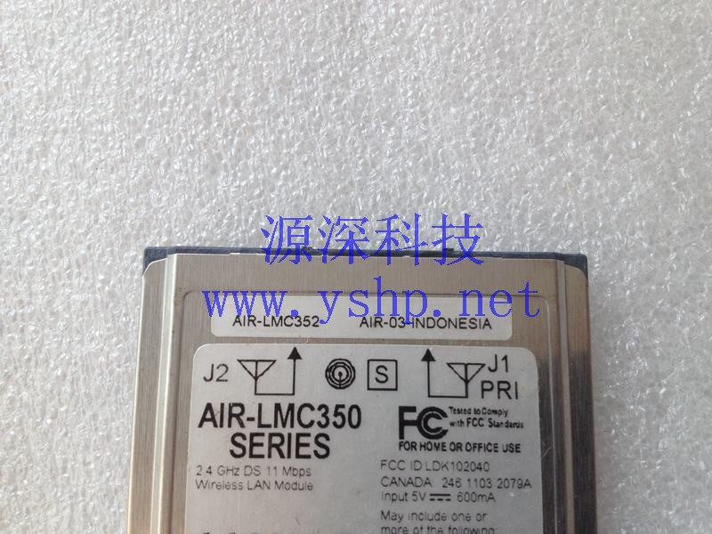 上海源深科技 上海 CISCO思科无线网卡 PCMCIA AIR-LMC352 AIR-03-INDONESIA 高清图片