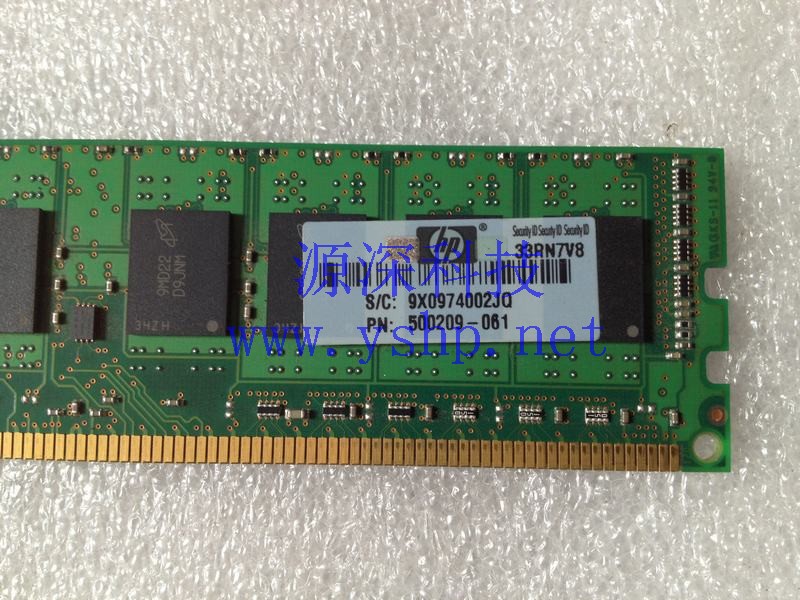 上海源深科技 上海 HP 服务器 工作站 DDR3 纯ECC内存 2G PC3-10600E 500209-061 高清图片