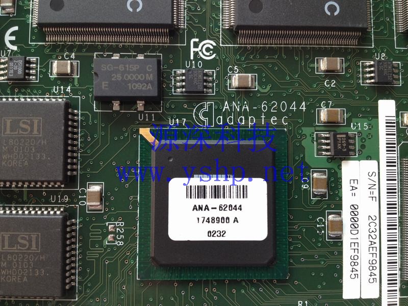 上海源深科技 上海 PCI-X 4口网卡 ADAPTEC ANA-62044 高清图片