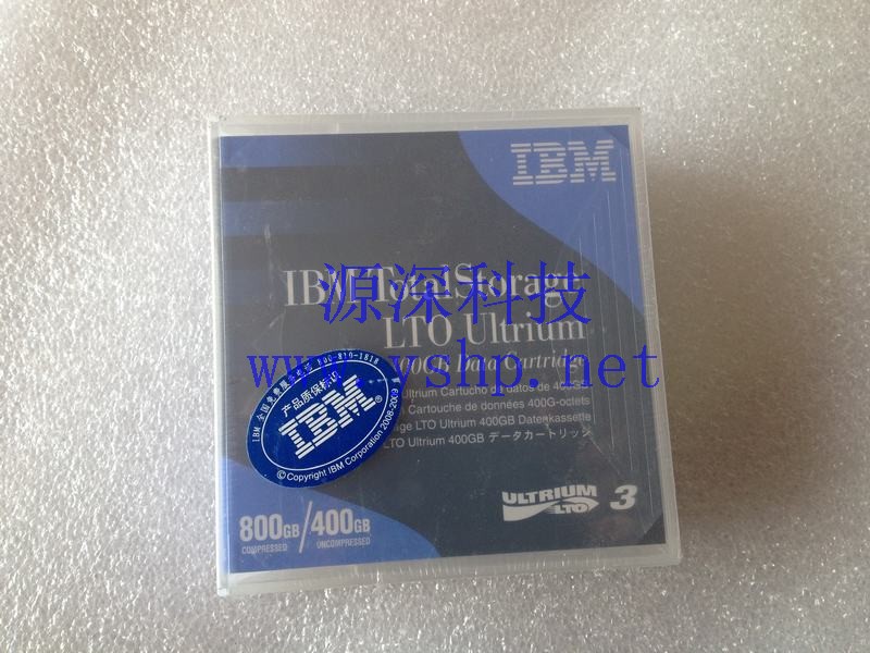 上海源深科技 上海 全新盒装 IBM TotalStorage LTO Ultrium LTO3 400GB/800GB 磁带 24R1922 高清图片