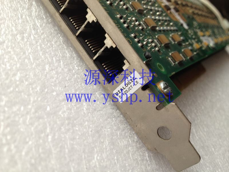 上海源深科技 Dialogic D/120JCT-LS 83-0725-100 REV.A 83-0546-003 96-0853-510 12 Port Analog PCI FAX Board 高清图片