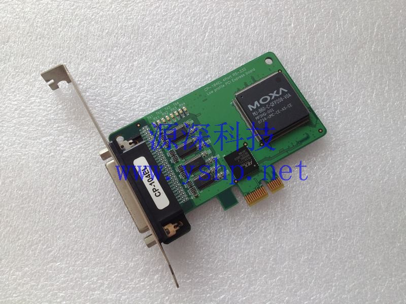 上海源深科技 上海 MOXA 4口串口卡 CP-104EL 4Port RS-232 Low profile PCI Express board 高清图片