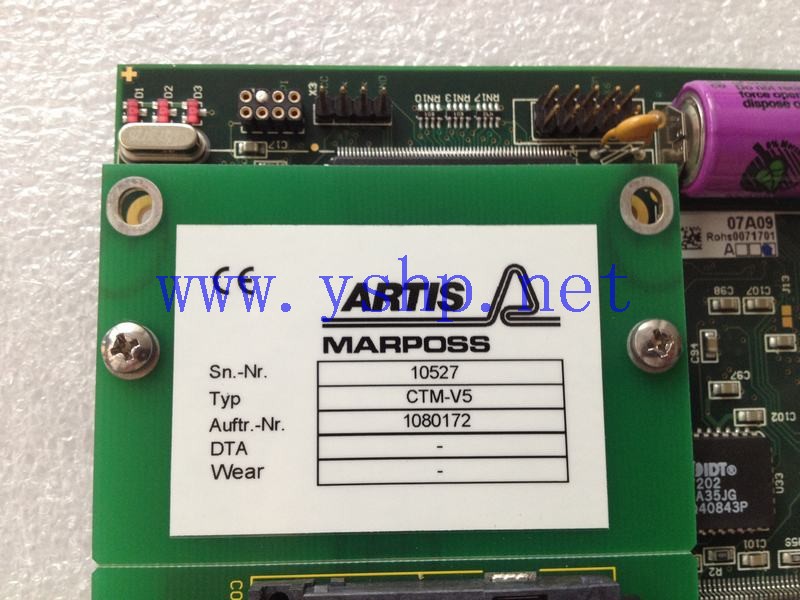 上海源深科技 上海 ARTIS MARPOSS CTM-V5 PROCESS MONITORING SYSTEM 高清图片