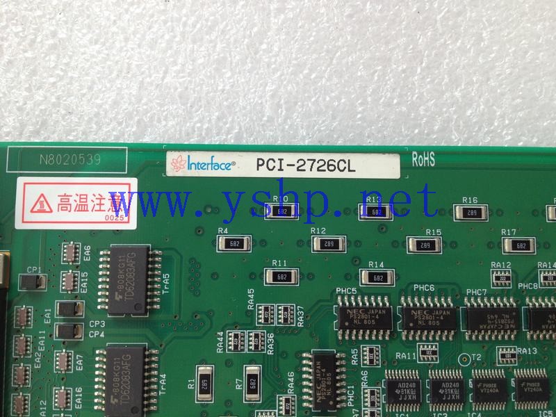 上海源深科技 上海 Interface PCI-2726CL 32/32 point digital input/output boards 高清图片