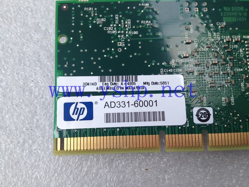 上海源深科技 HP Integrity rx6600小型机服务器 PCI-X千兆网卡 AD331A AD331-60001 高清图片