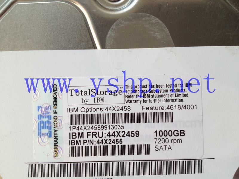 上海源深科技 上海 IBM 1000GB SATA 7200 硬盘 44X2459 44X2455 44X2458  高清图片