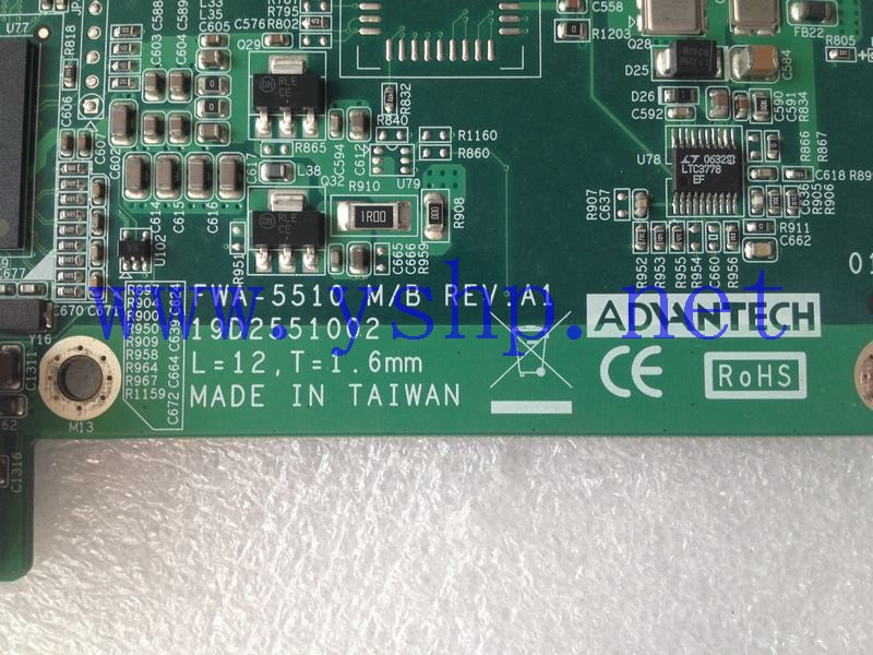 上海源深科技 上海 研华 工业设备 工控机 主板 FWA-5510 MB REV.A1 19D2551002 高清图片