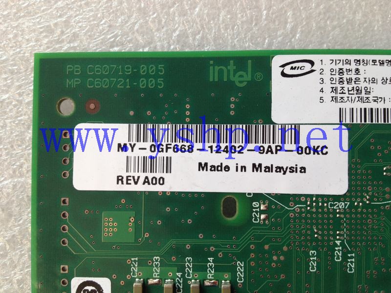 上海源深科技 上海 DELL PowerEdge R905服务器 PCI-E 9400PF光纤网卡 GF668 高清图片