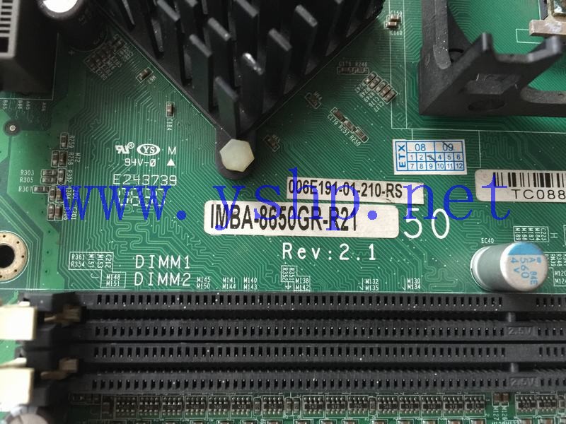 上海源深科技 上海 威达工控机主板 IMBA-8650GR-R21 REV 2.1 高清图片