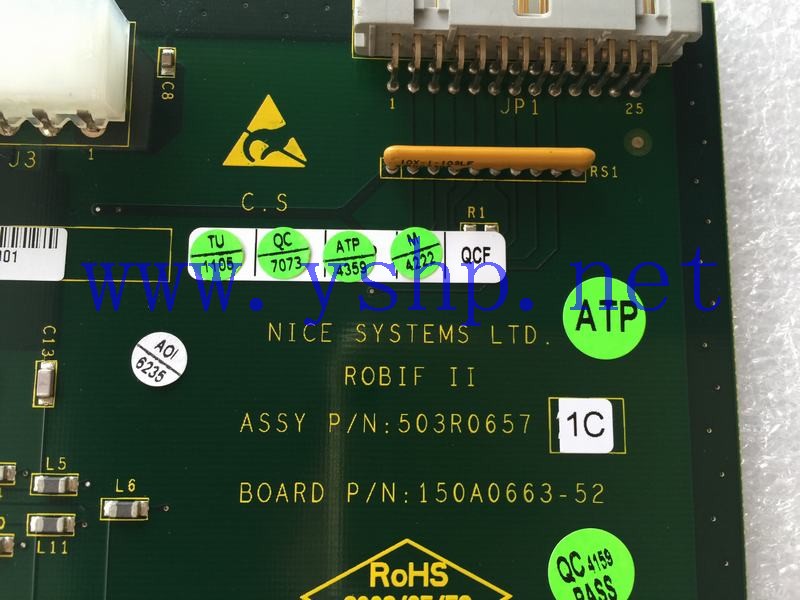 上海源深科技 NICE SYSTEMS ROBIF II 503R0657-1C 150A0663-52 高清图片