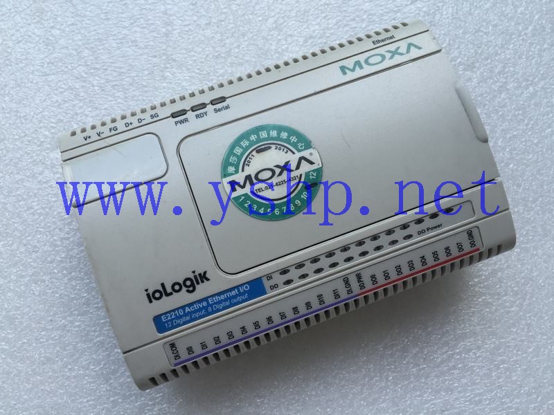 上海源深科技 MOXA ioLogik E2210 Active Ethernet IO 12Digital input 8 Digital output 高清图片