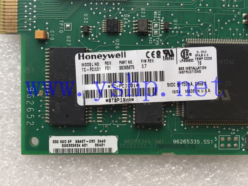 上海源深科技 上海 Honeywell TC-PCIC01 96365675 F/W REV. 3.7 高清图片