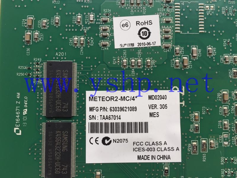 上海源深科技 Matrox Meteor_II Y751_0301 REV.B METEOR2-MC/4* 63039621089 高清图片