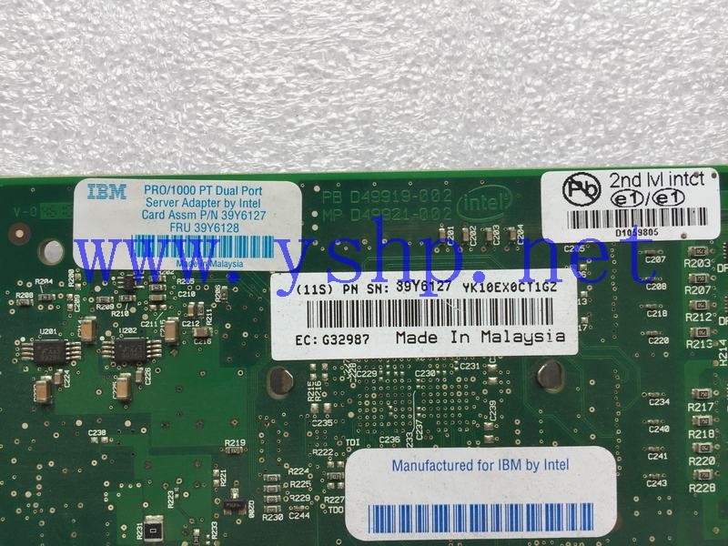 上海源深科技 上海 IBM联想 PCIE 千兆双口网卡 39Y6128 39Y6127 高清图片