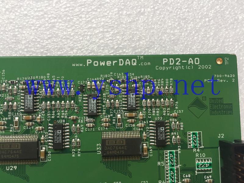 上海源深科技 POWERDAQ PD2-AO PD2-AO-16/16 WO 932 REV 205 高清图片