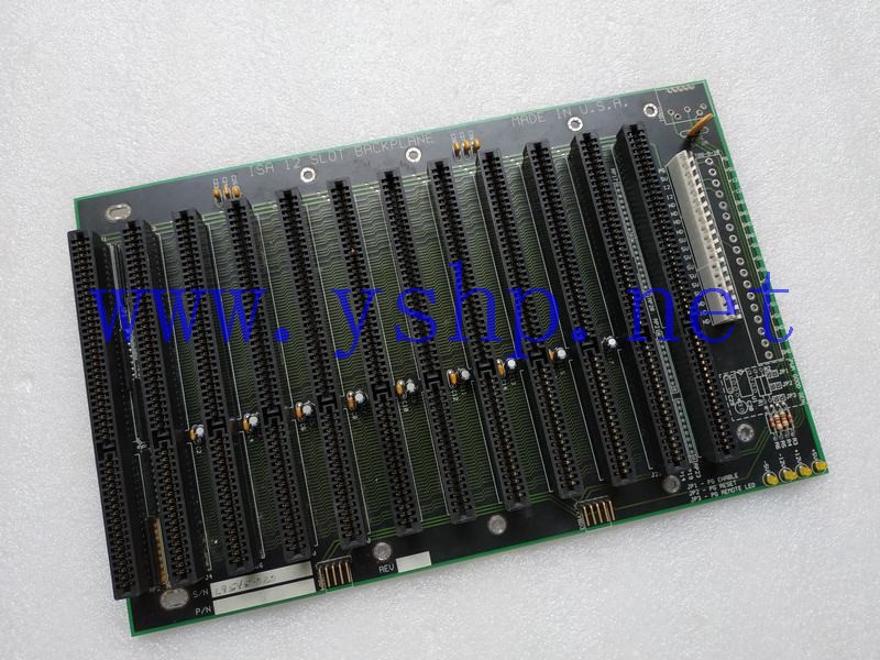 上海源深科技 工控机底板 ISA 12 SLOT BACKPLANE 高清图片