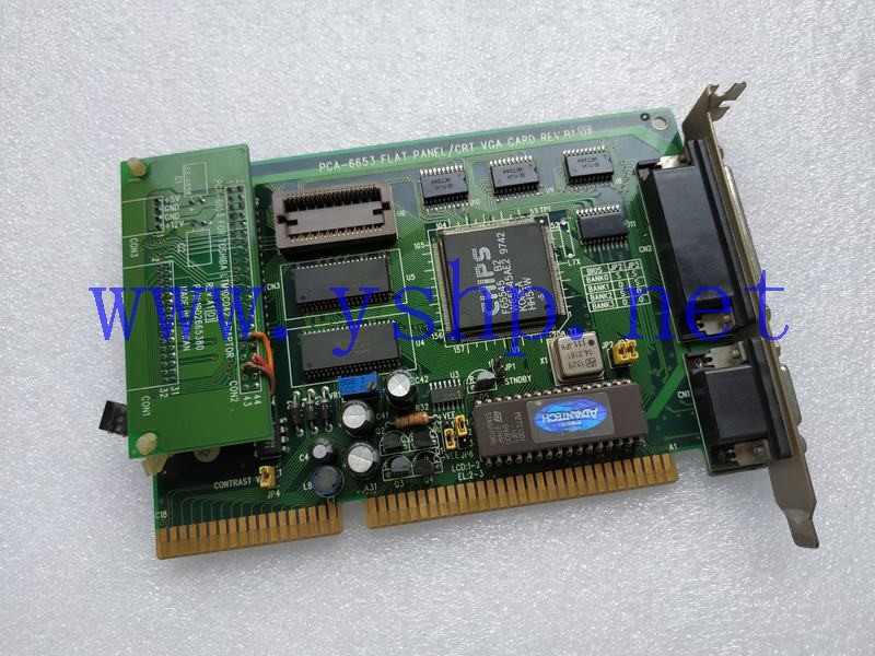 上海源深科技 Advantech PCA-6653 FLAT PANEL CRT VGA CARD REV.B1 LTM10C042 1902665361 高清图片