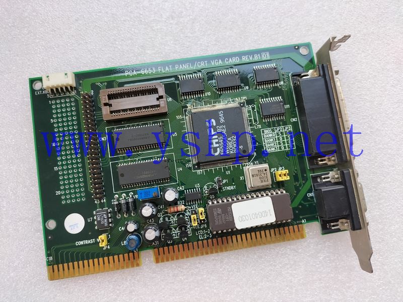 上海源深科技 工业板卡 PCA-6653 FLAT PANEL CRT VGA CARD REV.B1 1902665361 高清图片