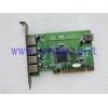 工业板卡 USB转接卡 KEC 2580N4 USB2-PCI4