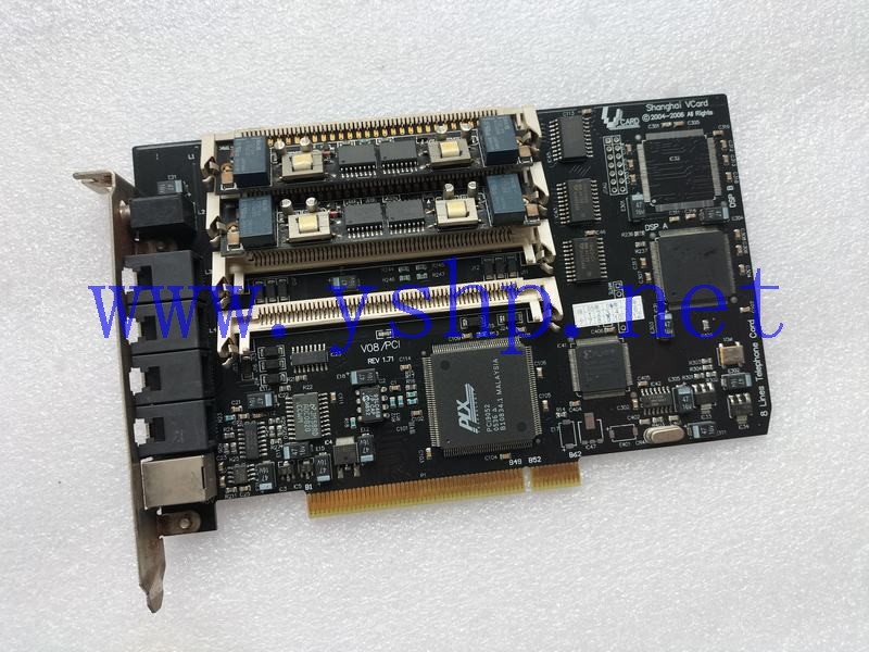 上海源深科技 工业设备工控机语音卡 V08/PCI REV 1.71 2-TRK 高清图片