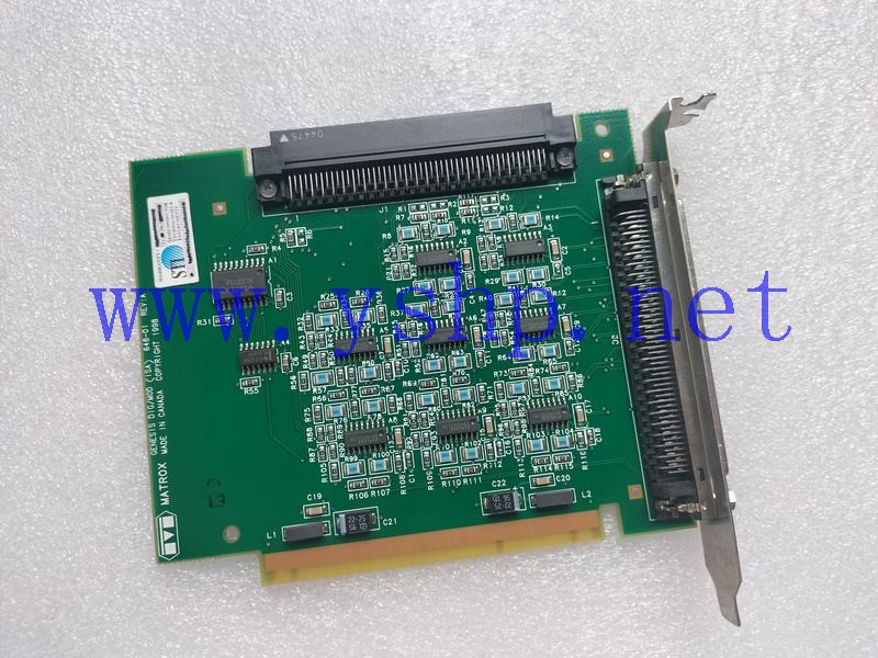 上海源深科技 MATROX GENESIS DIG/MOD(ISA) 648-01 REV.A GEN-DIG-BRD/L/I M091330 63039620250 高清图片