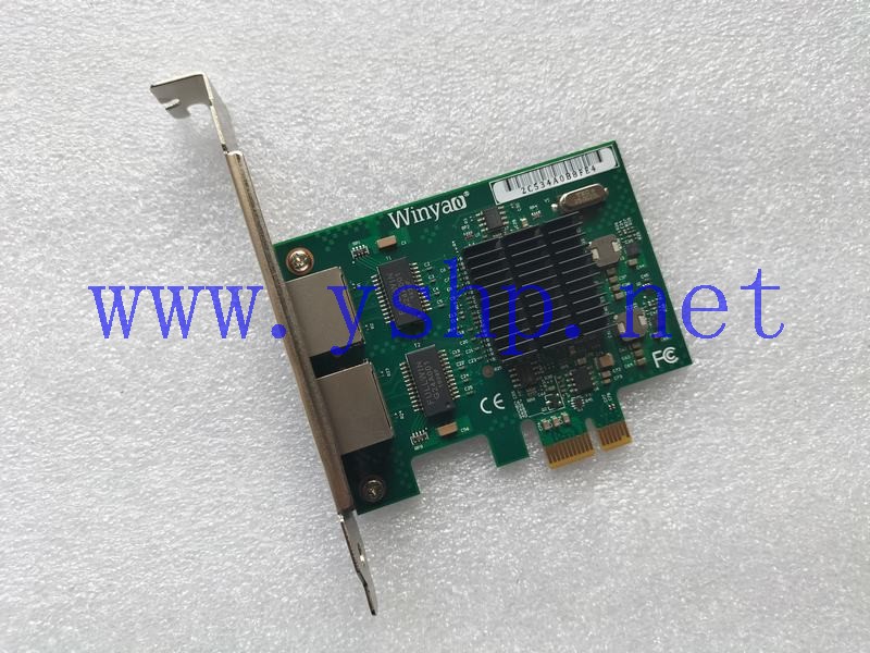 上海源深科技 工业板卡 WINYAO E575T2 双口pci-E网卡 高清图片